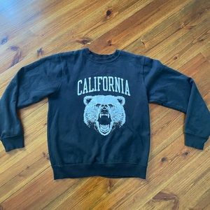 Brandy melville graphic california bear sweatshirt
